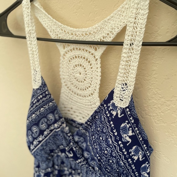 NWOT size medium (7-9) navy No Boundaries dress - Picture 5 of 6